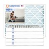Filters Fast 24x24x2 Pleated Air Filter Merv 11, 2 inch