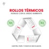 Papel Térmico Megafax de 80 x 70 mm, Pack de