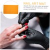 IWOWHERO Leather Manicure Hand Cushion Dual-sided Nail Art Pad Manicure