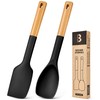 Silicone Spatula and Spoonula Set, Great For Stirring, Tough Mixing