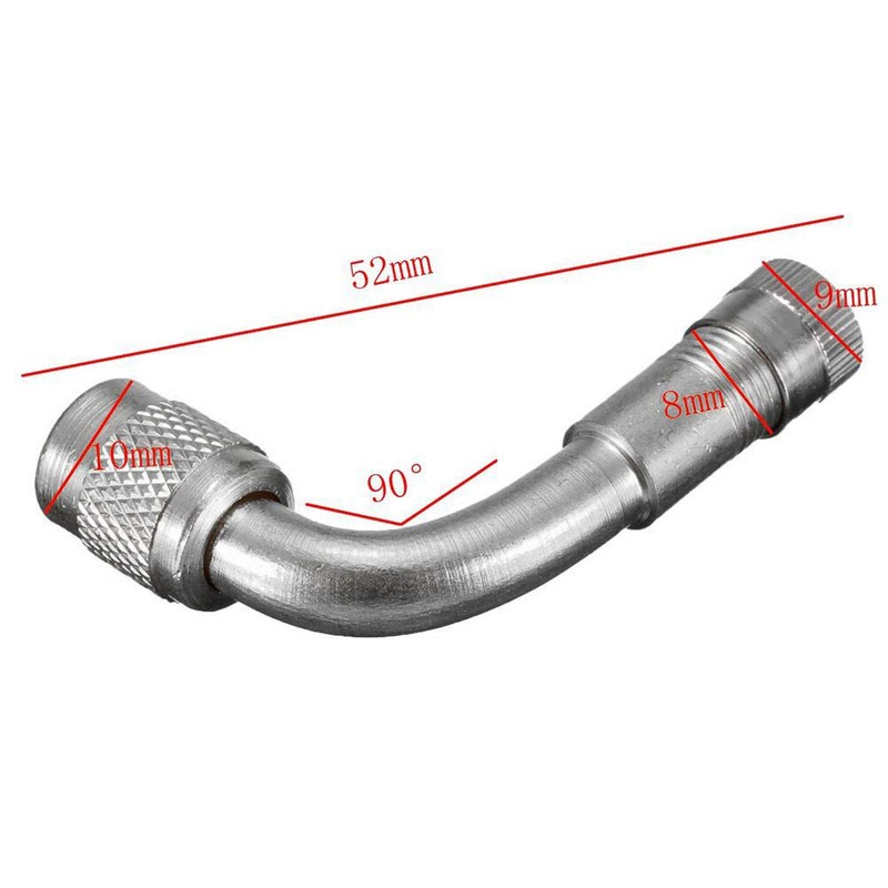 YFFSFDC 90° Extension L Type Air Valve for Motorized Bikes,