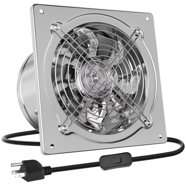 HG Power 10 Inch Metal Exhaust Fan with Switch, 988