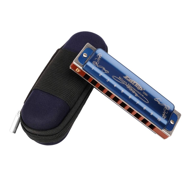 Professional Harmonica Blues Key of Bb 10 Hole 20 Tone