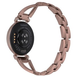 C2D JOY Stainless Steel Straps Compatible with Garmin Lily 2 Smartwatch Replacement Band for Women Jewelry Bracelet Dressy Wristband -Coffee