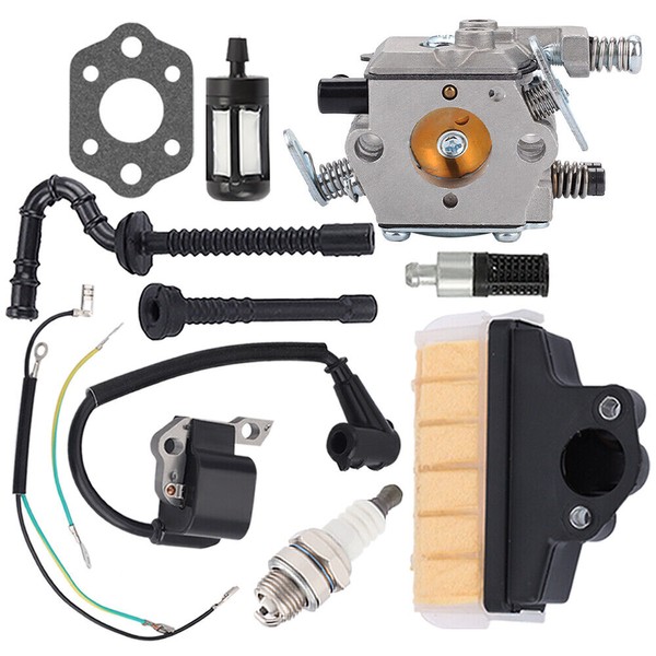 Ignition Coil Carburetor Fuel Line Kit for Stihl 025 MS210 MS230 MS250 Chainsaw