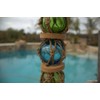St/5 Japanese Glass Fishing Buoys 5 Assorted Colors Roped Together