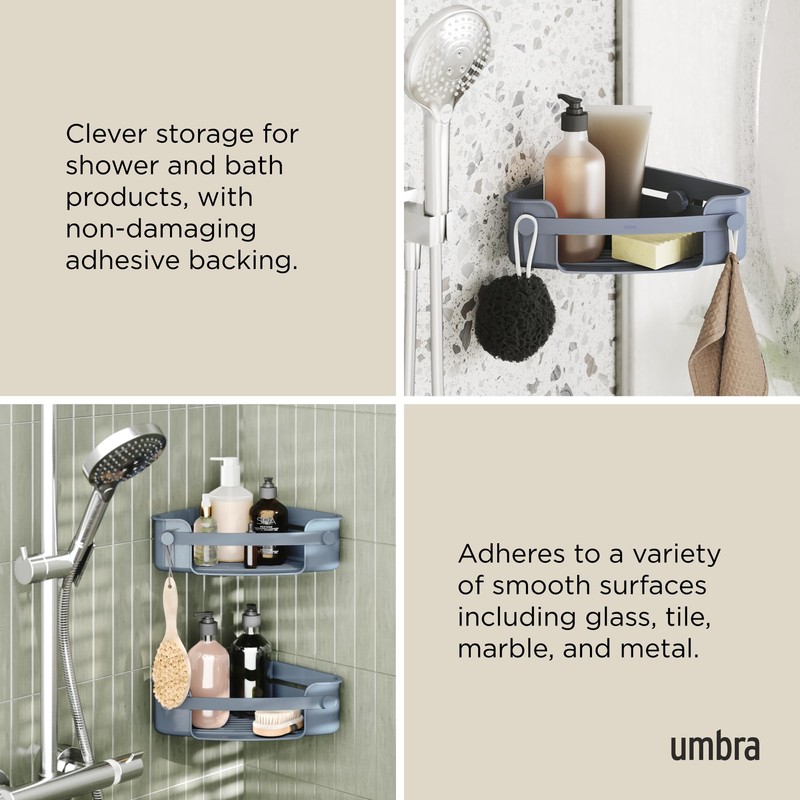 Umbra - Shower shelf made of flex corner