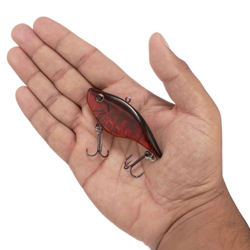 Berkley Warpig Fishing Lure, Ghost Red Craw, 1/2 oz, 3in
