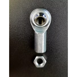 RSRACING 1 PC RH Female 3/8"-24 Thread with 3/8" Bore, Rod End, Heim Joints Jam Nut CFR6