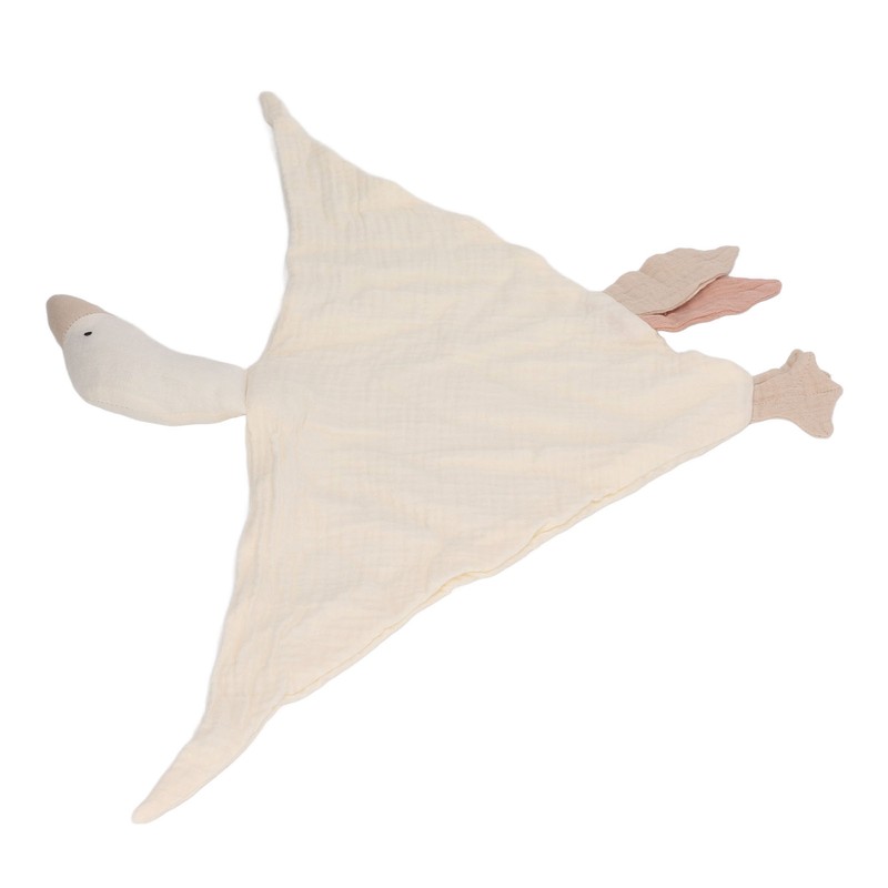 Baby Goose Shaped Security Blanket Soft Cotton Breathable Cute Security