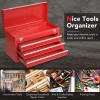 Portable 3-Drawer Garage Mechanic Tool Cabinet Boxcolor: Red Color