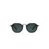 D Franklin DFSU090003-BLAC Roller HEX Sunglasses, Matte Black/Black