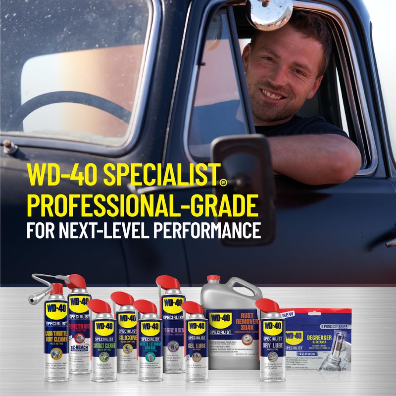 WD-40 Specialist Carb/Throttle Body & Parts Cleaner, 13.5 OZ [6-Pack]