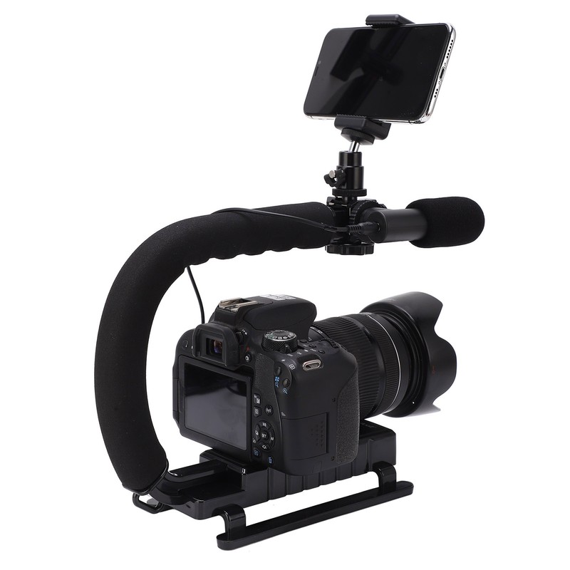 DV Bracket Stabilizer Kit Professional Handheld Video Stabilizer Grip with