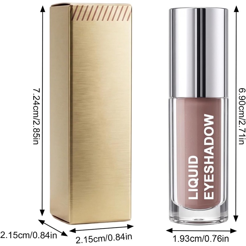 Erinde Sombra de Ojos Líquida Mate, Tono Matte Nude Neutro,