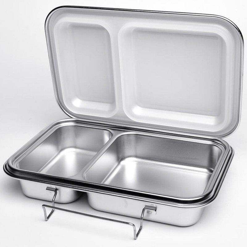 EcoCocoon Bento Lunch Boxes - 2 Compartment, Limoncello