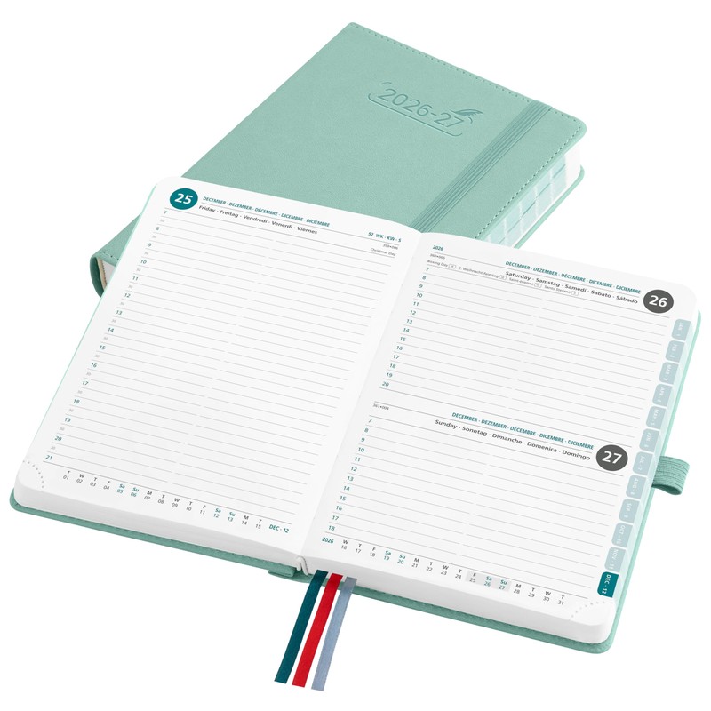 BEZEND Academic Diary 2026-2027 Page A Day (Sept'26-Dec'27) Compact 18