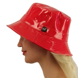 C.C Rain Waterproof Bucket Boonie Bush Fisherman Hiking Wide Brim Cap Hat Red
