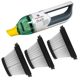 Horsepower Duck Replacement filters for Handheld Portable Vacuum, AS-SEEN-ON-TV, Helps Remove Dust, and Allergens, and helps Keep your Duck Working its Best