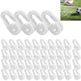 40 PCS Football net Clips White Goal net Clips Suitable for Football and Tennis Nets Football Goal net Clips Easy to Install Durable