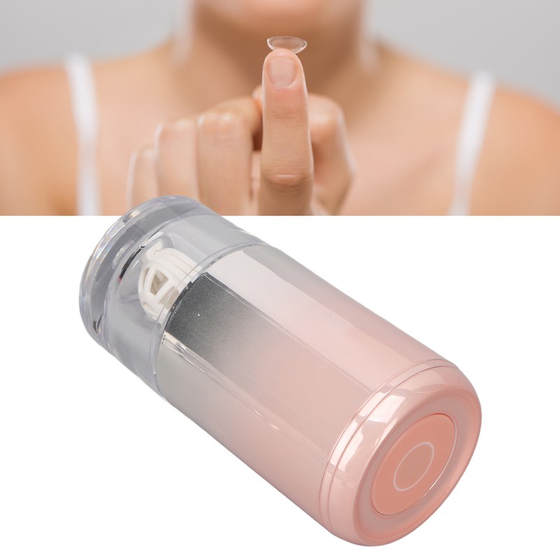 Automatic Contacts Cleaner USB Charging Tear Proteins Removal Portable Contact
