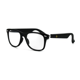 HAIXINDA Smart Glasses for Men and Women, Blue Light Filtering Lenses, Open-Ear Audio & Mic, Intelligent Touch & Voice Assistant - Playtime 4-6 hours, Bluetooth Glasses for Office, Reading, Gaming