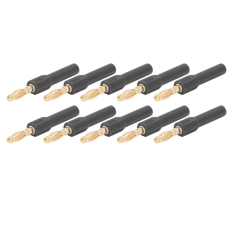 10Pcs Banana Plug 4.0mm Male to 2mm Female Connector 30V