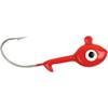 Sea Striker Got-Cha Jig Heads (8-Pack), 1/4-Ounce, Red Finish