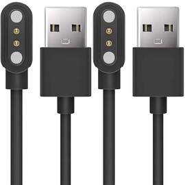 Compatible with SOUYIE Smart Watch Charger, Lamshaw Magnetic Replacement Charger Compatible with SOUYIE T98 Smart Watch-2.04 Inches (Black+Black)