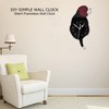 Wall Clock Swing Dog DIY Simple Fashion Silent Frameless Wall