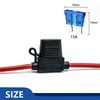 10 Pack 14 AWG Inline Fuse Holder - 12V-DC ATC/ATO