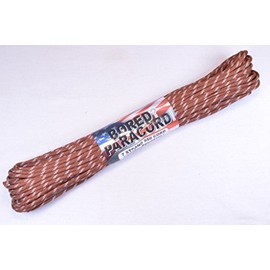 Bored Paracord Brand Paracord / Parachute Cord 7-Strand, 550 Lb. Break Strength Guaranteed U.S. Made, Type III - Pigskin Paracord (50 feet)