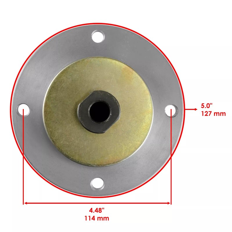 Caltric 539104420 539107408 Spindle & Pulley for Husqvarna BZ6127 BZ7234
