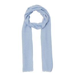 s.Oliver Lightweight Woven Fringe Scarf, lightblue, Unit size