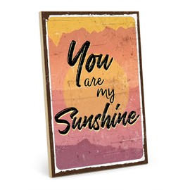 TypeStoff Wooden Sign with Saying - Love - Vintage Look with Quote as Gift and Decoration for Valentine's Day, Marriage and Sunshine - HS-00704