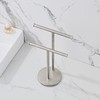 Hand Towel Holder, NEWRAIN Double Countertop Hand Towel Holder Stand,