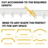 Flexible Bendable Ceiling Curtain Track, Mount for Curtain Rail with