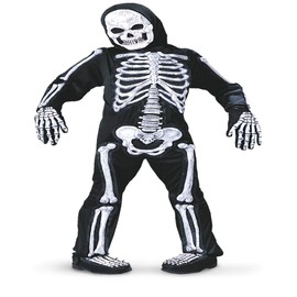 Fun World White Skelebones Costume, Large 12-14, Multicolor