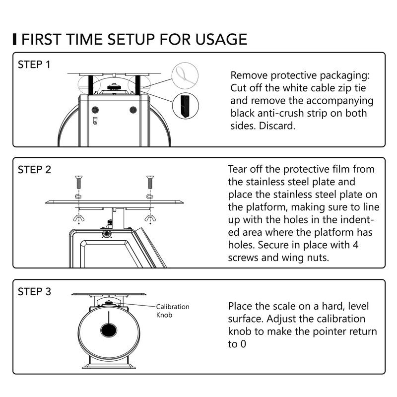 Tada 44lb / 20kg Heavy Duty Portion-Control Mechanical Kitchen and
