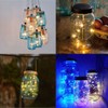 5 Pack inserto tapas de Mason Jar, luces 10 LED
