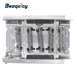 Beaquicy 279838 Dryer Heating Element Assembly with 3977767 High Limit Thermostat with 3392519 Dryer Non Resettable Thermal Fuse - Replacement for Whirlpool Ken-more Amana Crosley Inglis Dryer