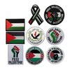 2 PCS AliPlus Palestine Flag Patches Free Palestine Embroidered Tactical