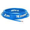 Kalitec 2 Metres H07V-K 16 mm² Blue Wiring Cable I