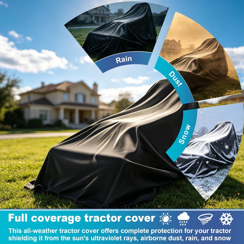 Tractor Cover,Tractor Covers Waterproof Heavy Duty, Replace for Kubota,Universal Tractor