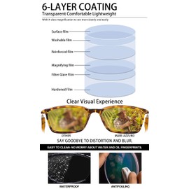 MARE AZZURO Flexible Reading Glasses Men Lightweight Readers 1.0 1.25 1.5 1.75 2.0 2.25 2.5 2.75 3.0 3.5 4.0 5.0 6.0 (Tortoise, 5.00)