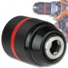 Keyless Hand Power Drill Chuck 1/2”-20UNF Mount, 2~13mm Self-tighten Drill