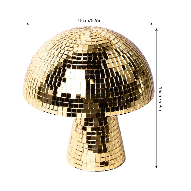 Mushroom Disco Ball, Stunning Visual Effects, High Quality Plastic, Colourful