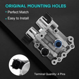 AULINK 15811R41L01 OCV Oil Control Variable Valve (L4 2.4L) Timing VVT Solenoid For 2008 2009 2010 2011 2012 Honda Accord 918-007 VV1189 VVT289 TS1140