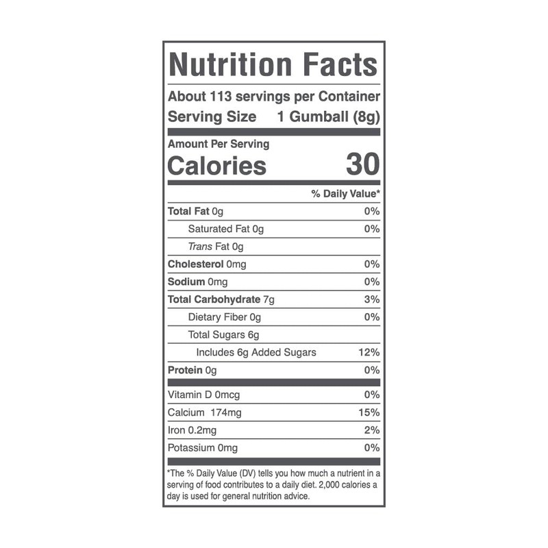 Candy Envy - Red 1 Inch Gumballs - 2lb Bag