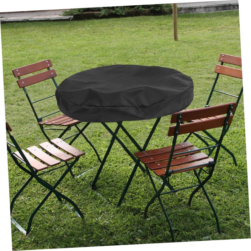 Levemolo Outdoor Round Fire Pit Cover Heavy Duty BBQ Grill